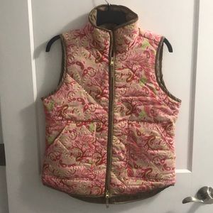 NWT Dizzy Lizzie Pink Paisley Lauren Vest SZ S
